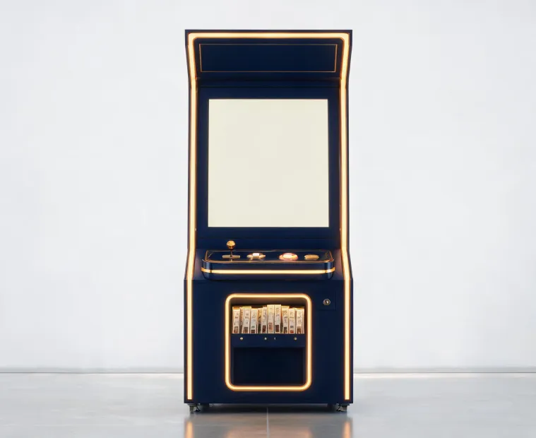 Harman featured arcade cabinet